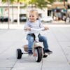Tříkolka s volnoběhem Be Move Tricycle Beige Smoby s nastavitelnou 95 cm vodicí tyčí a tichými EVA kolečky béžová od 15 měsíců - Image 2