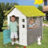 Domeček Jolie New Grey Playhouse Smoby s 2 okny se žaluzií a poloviční dveře se zadním oknem UV filtr od 2 let - Image 3