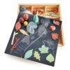 Dřevěná sbírka lesních pokladů My Forest Floor Tender Leaf Toys s kamínky listy broučky - Image 3