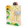 Dřevěné kostky na zahradě Garden Blocks Tender Leaf Toys s malovanými obrázky 24 dílů od 18 měsíců - Image 3