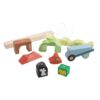 Dřevěné magnetické puzzle zahrada Garden Magnetic Puzzle 3D Tender Leaf Toys s malovanými obrázky od 18 měsíců - Image 3
