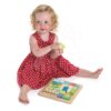 Dřevěné puzzle na zahradě Garden Patch Puzzle Tender Leaf Toys v rámu s malovanými obrázky od 18 měsíců - Image 3