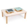 Dřevěný stůl obdélníkový na hraní Play Table Tender Leaf Toys s úložným prostorem s ptáčkem - Image 2