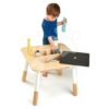 Dřevěný stůl pro děti Forest Table Tender Leaf Toys s úložným prostorem - Image 3