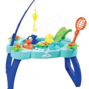 Écoiffier rybářský stolek Fishing table s rybářskou udicí a síťkou 4610