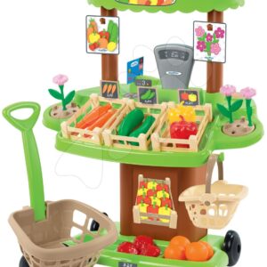 Écoiffier zeleninový Bio stánek s vozíkem Organic 100% Chef 1741