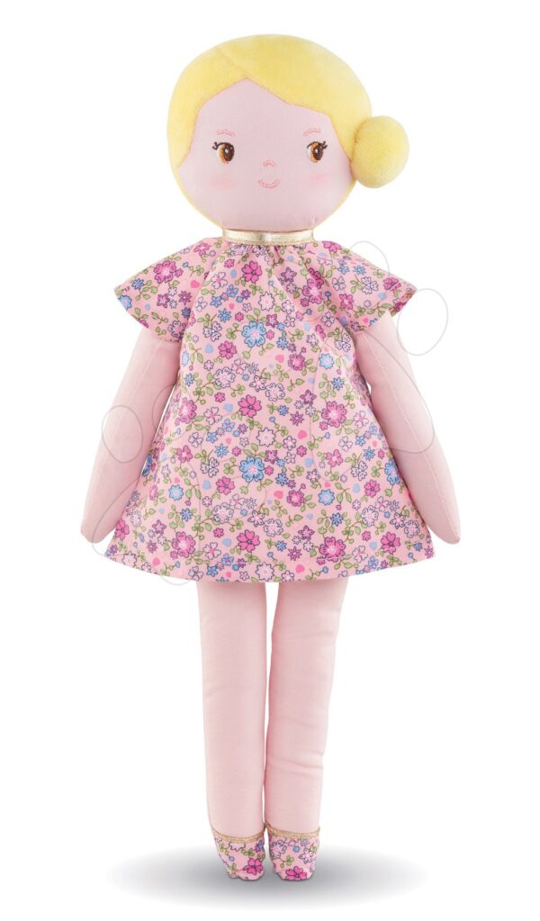 Hadrová panenka Blandine Sweet Dreams Corolle Mon Doudou se žlutými vlásky a hnědýma očima 34 cm od 0 měsíců