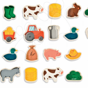 Janod dětské magnetky Farm Magnets 08157