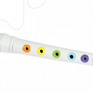 Janod dřevěná flétna Confetti Flute 07630 bílá