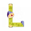 Janod dřevěné písmeno Clown Letter L 04553 modré zelené fialové oranžové - Image 2