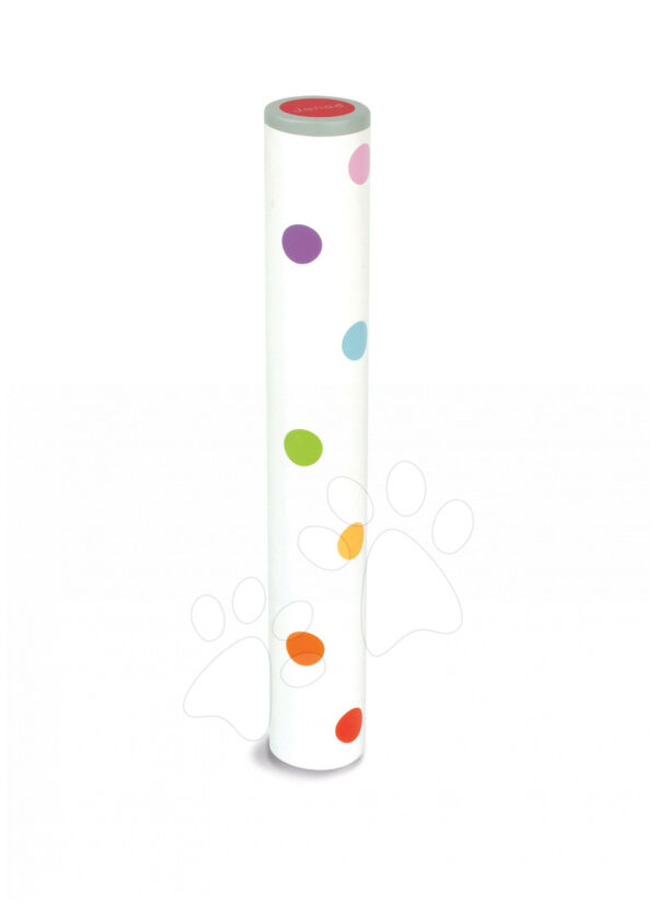 Janod dřevěný hudební nástroj Confetti Rainstick 07602 bílý