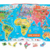 Janod mapa Magnetic World Puzzle English Version 05504 - Image 3