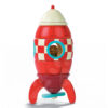 Janod skládačka ze dřeva Kit Magnet raketa 05207 červená - Image 3