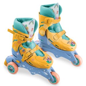 Kolečkové brusle Inline 3kolečkové Stitch Mondo s dvojitou funkcí PVC kolečka 29–32 velikost od 6 let