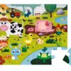 Lepenkové puzzle Tactile - Návštěva zvířátek na farmě Janod s texturou 20 dílů od 3 let - Image 3
