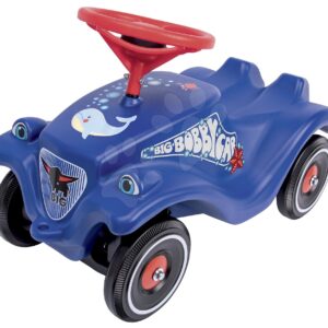 Odrážedlo auto Bobby Car Classic Ocean BIG modré se zvukem a nálepkami mora od 12 měsíců