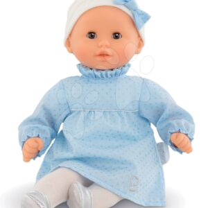 Panenka Bébé Calin Marguerite Winter Sparkle Corolle s hnědýma mrkacíma očima a fazolkami 30 cm od 18 měs