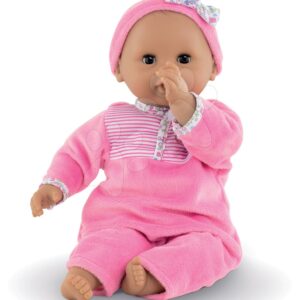 Panenka Bébé Calin Maria Corolle's Flowers Corolle s černýma mrkacíma očima a fazolkami 30 cm od 18 měs