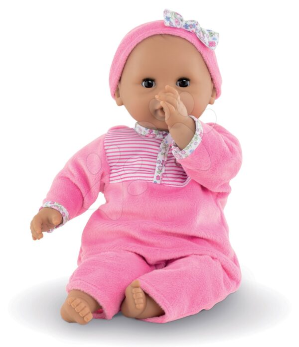 Panenka Bébé Calin Maria Corolle's Flowers Corolle s černýma mrkacíma očima a fazolkami 30 cm od 18 měs