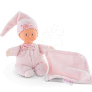 Panenka Minirêve Mon Doudou Corolle Cotton Flower s modrýma očima 16 cm od 0 měs