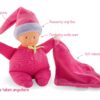 Panenka Minirêve Mon Doudou Corolle Grenadine Striped 16 cm od 0 měsíců - Image 3