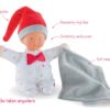 Panenka Minirêve Mon Doudou Corolle Little Star 16 cm od 0 měsíců - Image 3