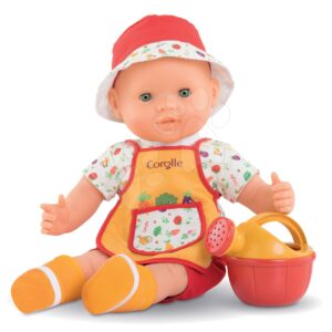 Panenka zahradník Charly Garden Delights Set Mon Grand Poupon Corolle 36 cm se zelenýma mrkacíma očima od 24 měs
