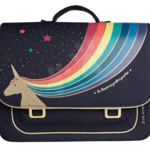 Školní aktovka It Bag Midi Unicorn Gold Jeune Premier ergonomická luxusní provedení 30*38 cm