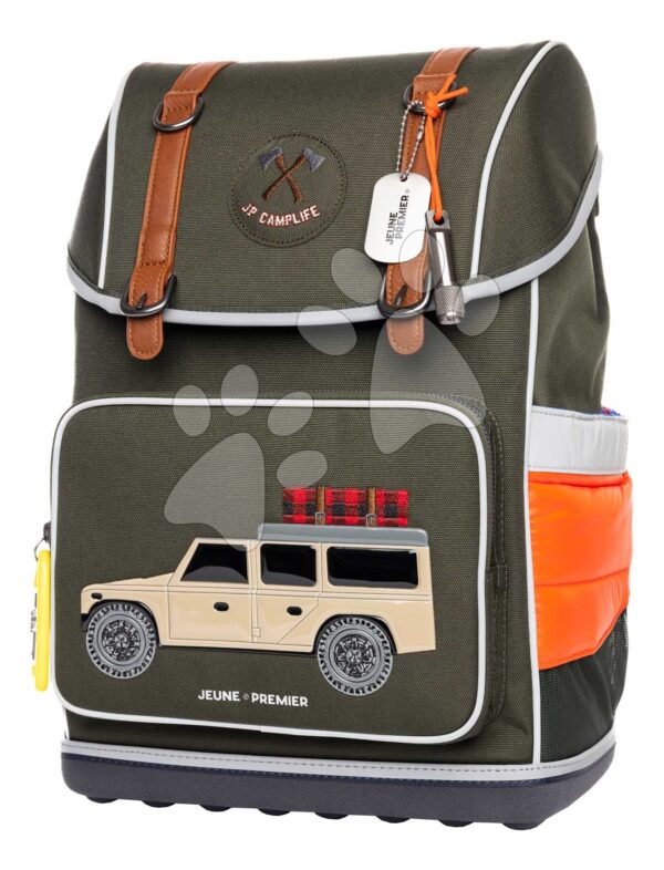 Školní batoh velký Ergomaxx Camp Life Jeune Premier ergonomický luxusní provedení 41*27 cm
