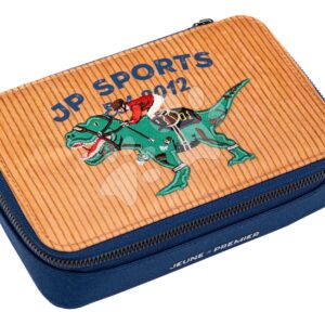 Školní penál Pencil Box Filled Polo Dino Jeune Premier ergonomický luxusní provedení 20*7 cm