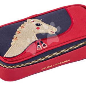 Školní penál Pencil Box Saddle Bag Jeune Premier ergonomický luxusní provedení 22*7 cm