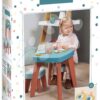 Stůl se dvěma židlemi Dinning Table Vert Azur Écoiffier s jídelní soupravou 13 doplňků od 18 měsíců - Image 2
