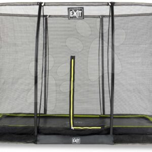 Trampolína s ochrannou sítí Silhouette Ground Exit Toys přízemní 244*366 cm černá