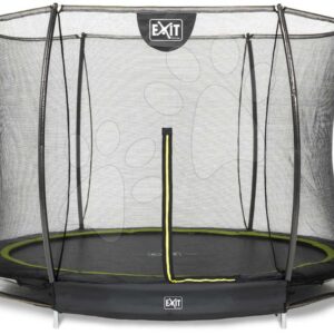 Trampolína s ochrannou sítí Silhouette Ground Exit Toys přízemní průměr 244 cm černá