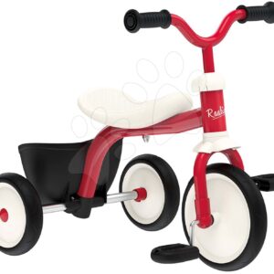 Tříkolka a odrážedlo Retro Rookie Trike Smoby ultralehká s pedály a tichými gumovými koly od 24 měsíců