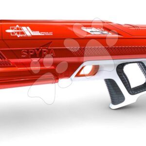 Vodní pistole plně elektronická s automatickým nabíjením vodou SpyraThree Red Spyra s elektronickým digitálním displejem a 3 režimy střelby s dostřelem 15 metrů červená od 14 let