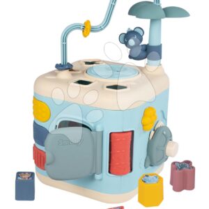 Didaktická kostka Explor Cube Little Smoby pro jemnou motoriku 5 stran a 13 funkcí se zvukem od 12 měsíců