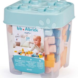 Didaktická stavebnice BB Abrick Écoiffier 50 kostek v dóze od 12 měsíců