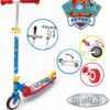 Koloběžka dvoukolová Paw Patrol 3 Wheels Foldable Scooter Smoby skládací s brzdou výškově nastavitelná max. 83 cm od 5 let - Image 3