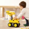Nakladač Power Worker Classic Wheel Loader BIG pracovní stroj 47 cm s pryžovými koly od 24 měsíců - Image 3