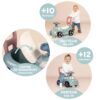 Odrážedlo a chodítko s klaksonem Auto Ride On Little Smoby ergonomicky tvarované s úložným prostorem pod sedadlem od 10 měsíců - Image 3