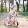 Odrážedlo motorka s reflektorem Scooter Pink Smoby s gumovými koly růžové od 18 měsíců - Image 3