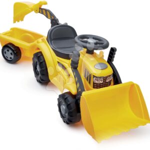 Odrážedlo s přívěsem a nakladačem Ride on Excavator with Trailer Écoiffier s úložným prostorem pod sedadlem od 12 měsíců