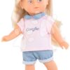Panenka Rosy Mini World Set Mini Corolline Corolle blond vlasy a modré oči s oblečením 3 doplňky 20 cm - Image 3