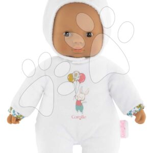 Panenka Sweet Heart White Bunny Mon Doudou Corolle s černýma očima a kapucí 30 cm od 0 měsíců