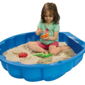 Pískoviště mušle Watershell Blue BIG na vodu a písek 100 litrů modré 88*75*22 cm od 12 měsíců