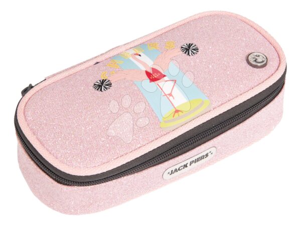Školní penál Pencil Case Flamingo Jack Piers ergonomický luxusní provedení od 2 let 21*4*9 cm