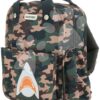 Školní taška batoh Backpack Amsterdam Small Camo Shark Jack Piers malá ergonomická luxusní provedení od 2 let 23*28*11 cm - Image 3