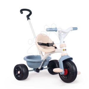 Tříkolka Be Fun Tricycle Blue Smoby s 95 cm vodicí tyčí od 15 měsíců