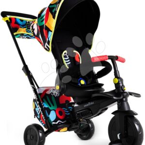 Tříkolka a kočárek skládací smarTfold STR7 Kelly Anna Imagine smarTrike se sklopným sedadlem Touch Steering ovládání s EVA koly od 6 měsíců